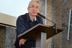 Den Haag - 22 september 2024. Dhr. Dennis Lee Kong met zijn lezing "Plantages in Nickerie en Coronie voor en na 1850"
Foto: Hans Geerlings